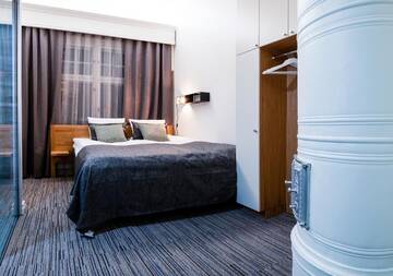 Фото номера Стандартный двухместный номер с 1 кроватью Отель De Gamlas Hem Hotel &amp; Restaurant г. Оулу 9