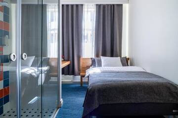 Фото номера Стандартный одноместный номер Отель De Gamlas Hem Hotel &amp; Restaurant г. Оулу 7