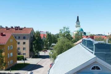 Фото номера Улучшенный двухместный номер с 1 кроватью Отель Scandic Oulu Station г. Оулу 7